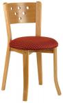 Skipper chair panel upholstered